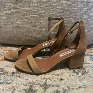 Steve Madden Suede Block Heels. 2”. Wore them once to a wedding. I can bargain